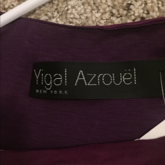 Yigal Azrouel Purple Taffeta Dress - Picture 7 of 7